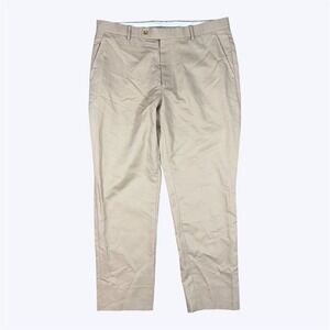 Billy Reid Pants Men's 34x27 Khaki Cotton Dress Trousers Custom